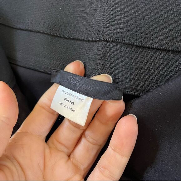 LES COPAINS Casual Slim Tapered Leg Pants In Black S - Picture 7 of 16